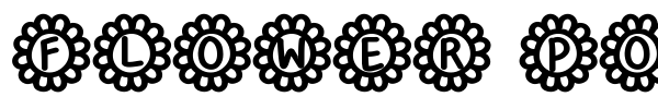 Flower Power font preview